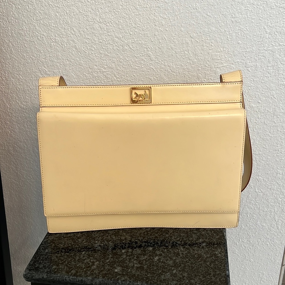 Celine Vintage Horse Carriage Shoulder Bag